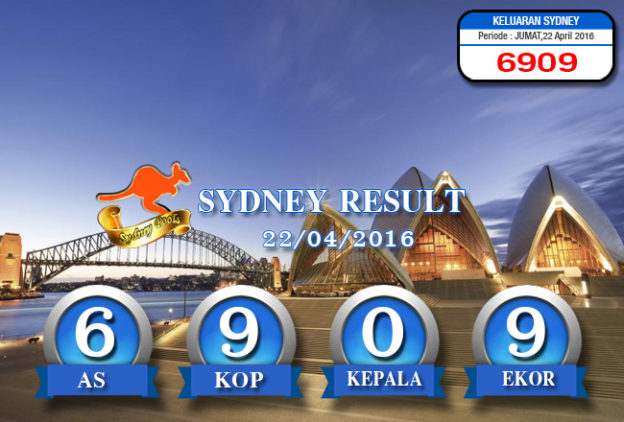 HASIL SYDNEY POOLS – JUMAT 22 APRIL 2016