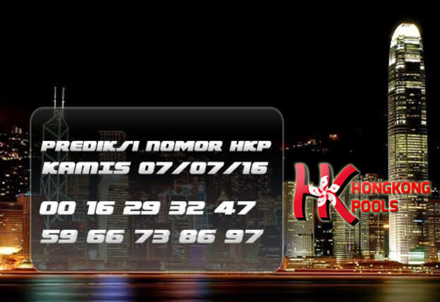 Prediksi Hongkong Pools Kamis 07 Juli 2016