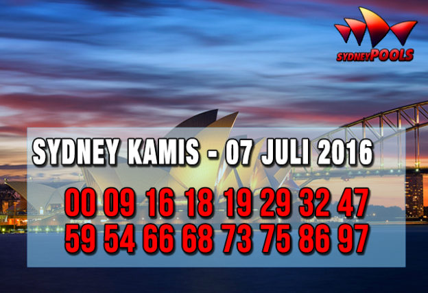 Prediksi Sydney Pools Kamis 07 Juli 2016