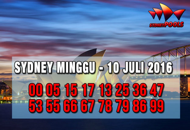 Prediksi Sydney Pools Minggu 10 Juli 2016