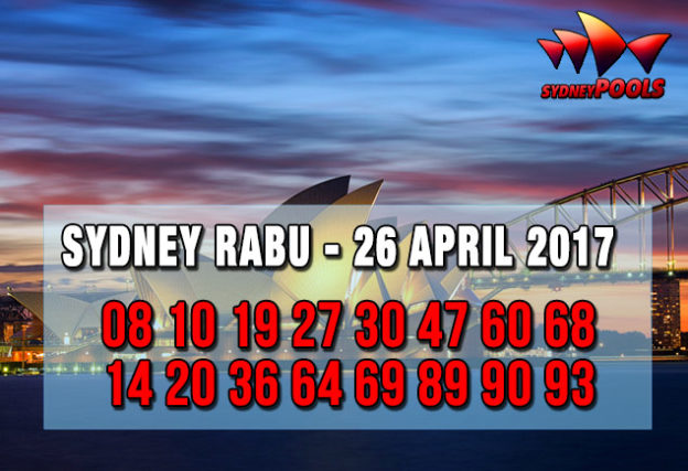 Prediksi Sydney Pools Rabu 26 April 2017